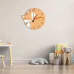 Kitten Double Layer Wall Clock