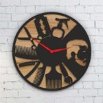 Saloon Barber  Double Layer Wall Clock