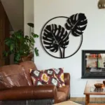 Big Money Plant Leaf Wall Decor Art For Hanging In Home and Offices